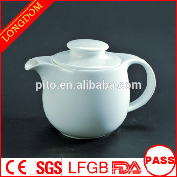 2015 novo design único porcelana bule de café teapot